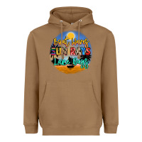 Toasted Coconut boat waves sun rays lake days Heavyweight Hoodie - NancyCooperArtShop