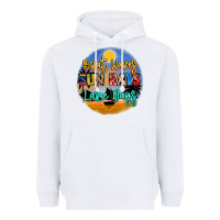 White boat waves sun rays lake days Heavyweight Hoodie - NancyCooperArtShop