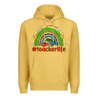 Antique Gold teacher life Premium Hoodie - NancyCooperArtShop