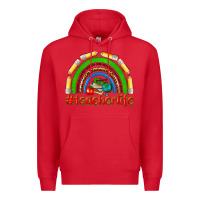 Red teacher life Premium Hoodie - NancyCooperArtShop