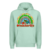 Seafoam teacher life Premium Hoodie - NancyCooperArtShop