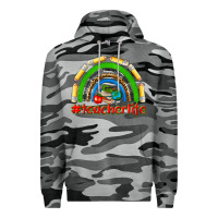 Slate Camo teacher life Premium Hoodie - NancyCooperArtShop