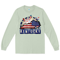 Matcha Kentucky 4th of July Long Sleeve Tee - CowGirlArtShop