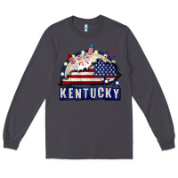 Smoke Kentucky 4th of July Long Sleeve Tee - CowGirlArtShop