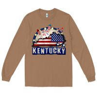 Toasted Coconut Kentucky 4th of July Long Sleeve Tee - CowGirlArtShop