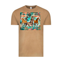 Vintage Camel western running horses Vintage Tee - Zillion Design Studio