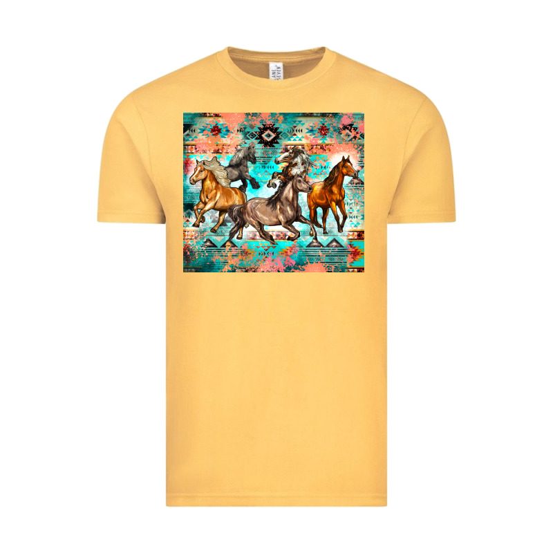 Western Running Horses Vintage Tee by Zillion Design Studio | Teevron