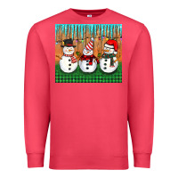 Cardinal christmas snovman Premium Sweatshirt - BarkalooDesign