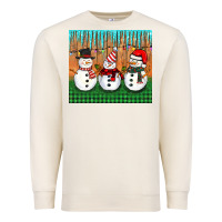 Sandshell christmas snovman Premium Sweatshirt - BarkalooDesign