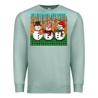 Seafoam christmas snovman Premium Sweatshirt - BarkalooDesign