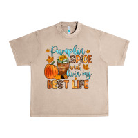 French Oak pumpkin spice and livin  my best life Urban Heavy Tee - Zillion Design Studio