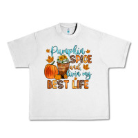 Lunar Rock pumpkin spice and livin  my best life Urban Heavy Tee - Zillion Design Studio