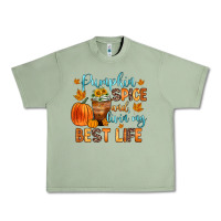 Oil Green pumpkin spice and livin  my best life Urban Heavy Tee - Zillion Design Studio