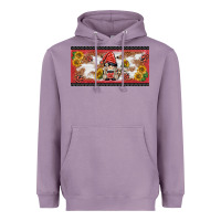 Lavender ladybug gnomies license plate template Heavyweight Hoodie - BarkalooDesign