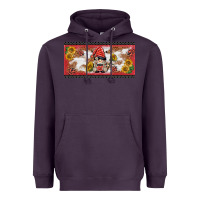 Plum ladybug gnomies license plate template Heavyweight Hoodie - BarkalooDesign