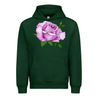Forest Green Life's Little Pleasures Rose Urban Hoodie - LillyAllenDesigns