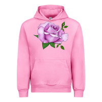 Fuchsia Pink Life's Little Pleasures Rose Urban Hoodie - LillyAllenDesigns