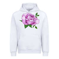 White Life's Little Pleasures Rose Urban Hoodie - LillyAllenDesigns