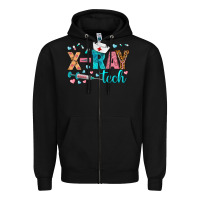 Black x ray tech Zipper Hoodie - BundleAndBundleShop
