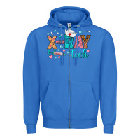 True Royal x ray tech Zipper Hoodie - BundleAndBundleShop