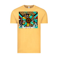 Vintage Mustard turquoise gemstone sunflower Vintage Tee - Zillion Design Studio