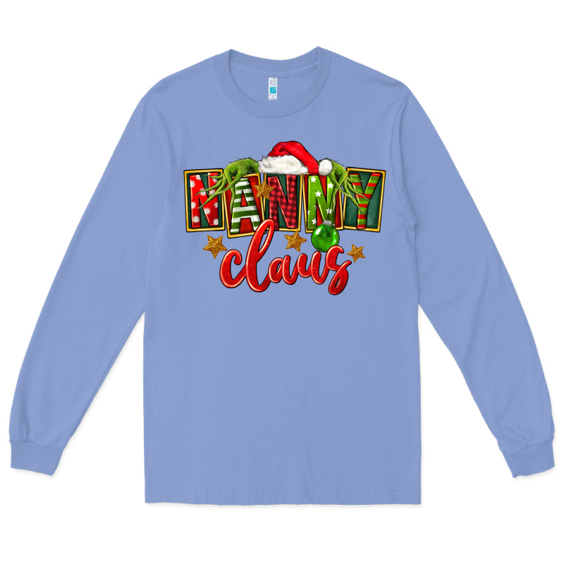 Christmas Nanny Claus Long Sleeve Tee by FaDigitalArtStudio | Teevron