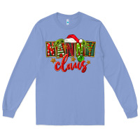 Colony Blue Christmas nanny claus Long Sleeve Tee - FaDigitalArtStudio