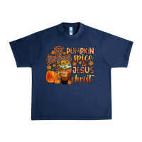 Navy pumpkin spice and jesus christ Urban Heavy Tee - Zillion Design Studio