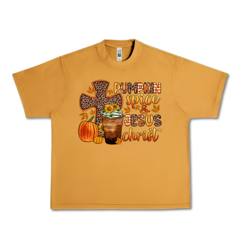 Pumpkin Spice And Jesus Christ Urban Heavy Tee by Zillion Design Studio | Teevron