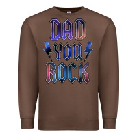 Chestnut Dad You Rock Premium Sweatshirt - LillyAllenDesigns