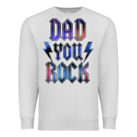 Dove Grey Dad You Rock Premium Sweatshirt - LillyAllenDesigns