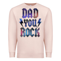 Pale Pink Dad You Rock Premium Sweatshirt - LillyAllenDesigns