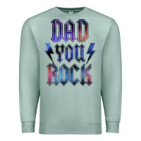 Seafoam Dad You Rock Premium Sweatshirt - LillyAllenDesigns