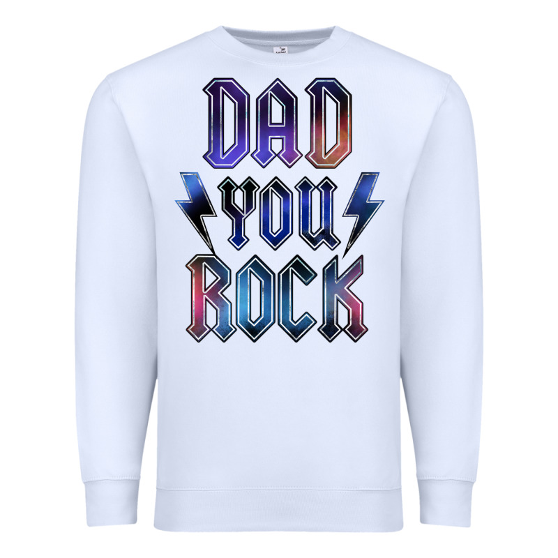 Dad You Rock Premium Sweatshirt by LillyAllenDesigns | Teevron