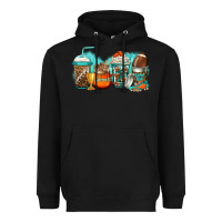 Black American football coffee Heavyweight Hoodie - Jasminsmagicworld