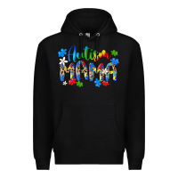 Black autism mama Premium Hoodie - MaliasSmallBusiness