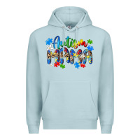 Blue Mist autism mama Premium Hoodie - MaliasSmallBusiness