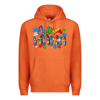 Carrot autism mama Premium Hoodie - MaliasSmallBusiness