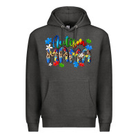 Charcoal Heather autism mama Premium Hoodie - MaliasSmallBusiness