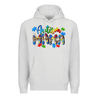 Dove Grey autism mama Premium Hoodie - MaliasSmallBusiness