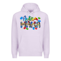 Lilac autism mama Premium Hoodie - MaliasSmallBusiness