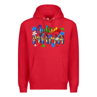 Red autism mama Premium Hoodie - MaliasSmallBusiness