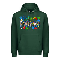 Sports Green autism mama Premium Hoodie - MaliasSmallBusiness