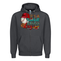 Smoke it's a baseball kinda day Zipper Hoodie - BundleAndBundleShop