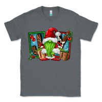 Charcoal Heather joy green gnomes Classic Tee - FaDigitalArtStudio