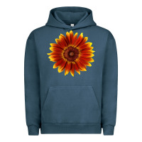 Pigment Midnight Navy Little Becka Sunflower Urban Hoodie - LillyAllenDesigns