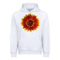 White Little Becka Sunflower Urban Hoodie - LillyAllenDesigns