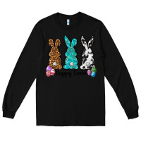 Black Western happy easter peeps Long Sleeve Tee - Neo Western