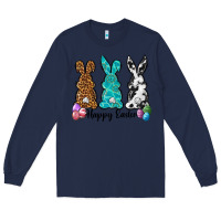 Navy Western happy easter peeps Long Sleeve Tee - Neo Western