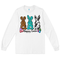White Western happy easter peeps Long Sleeve Tee - Neo Western